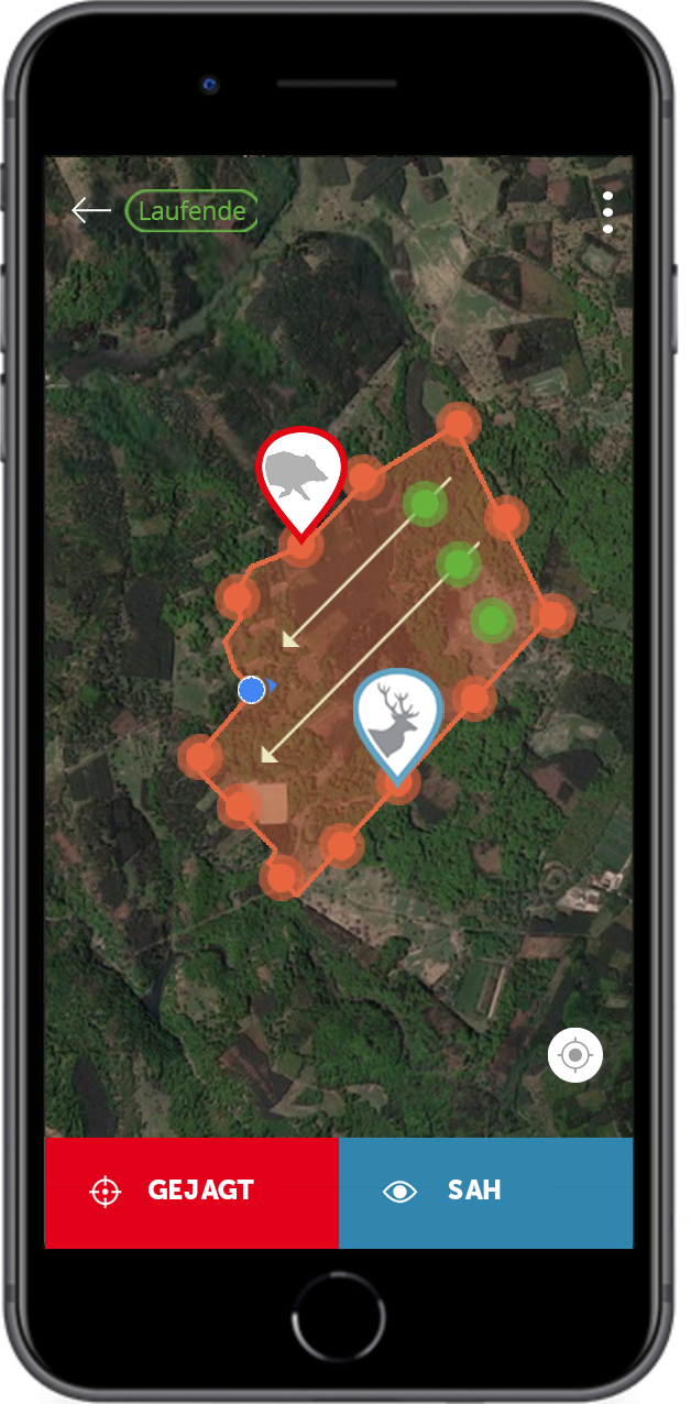 Sehen Sie, was im Treiben geschieht